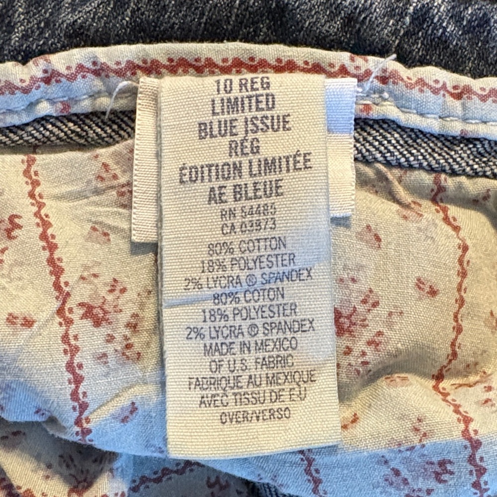 Great Condition- American Eagle Outfitters Denim Capris - Sz 10 - Picture 13 of 14